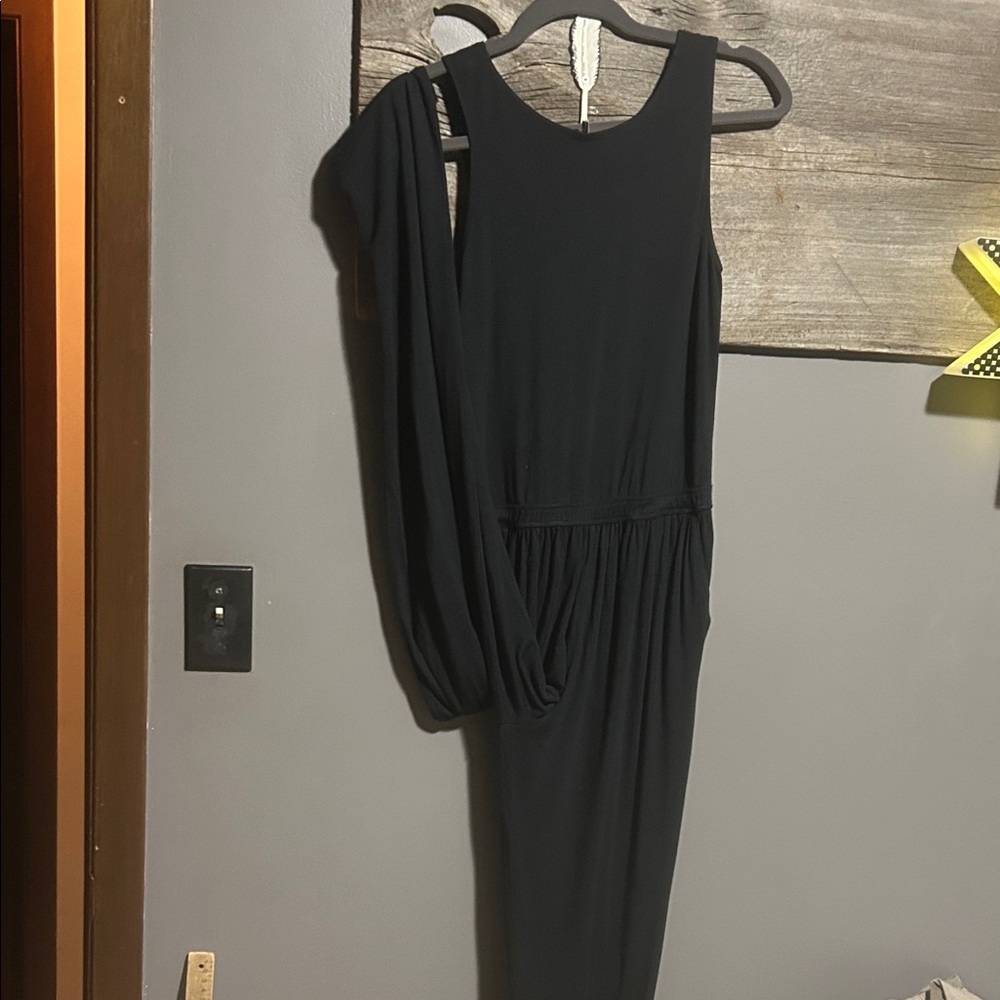 Hollister Black Tank Jersey knit Sleeveless Jumpsuit